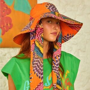 SOLD | Farm Rio Beaded Macaws Hat